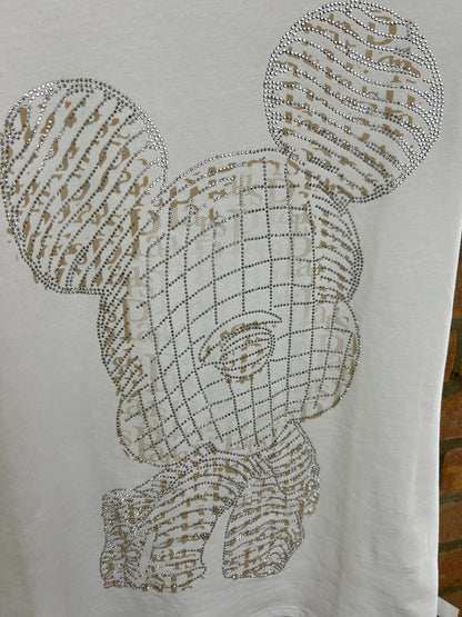 T SHIRT TOPOLINO STRASS